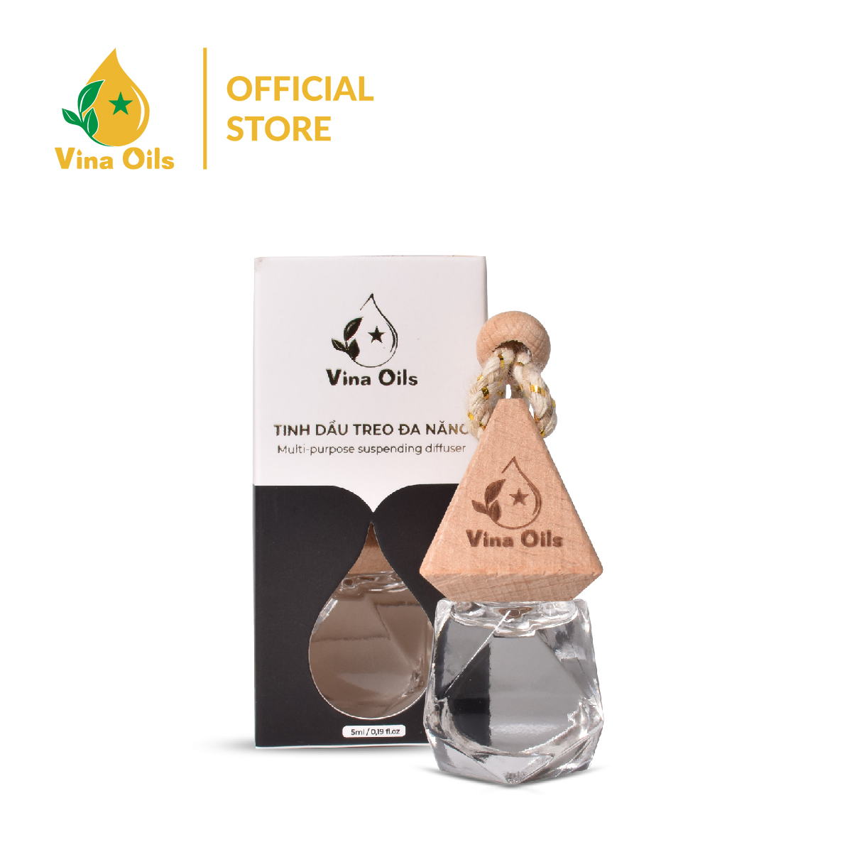 Tinh dầu treo xe Bạc Hà 5ml